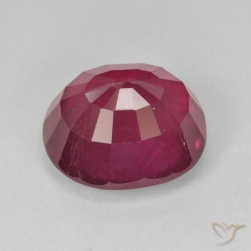 9,17 ctw natürlicher Mittelrot Rubin, Oval, VS