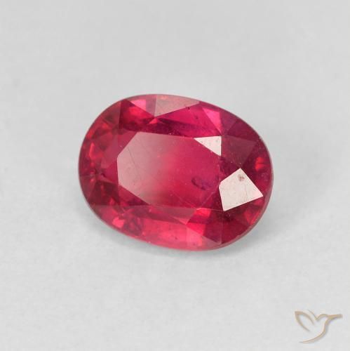 9,17 ctw natürlicher Medium Dark-Red Rubin, Oval, VS-SI