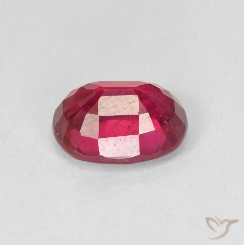 9,17 ctw natürlicher Medium Dark-Red Rubin, Oval, VS-SI