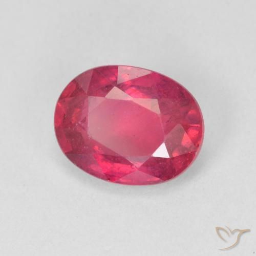 9,17 ctw natürlicher Rosaig-rot Rubin, Oval, VS