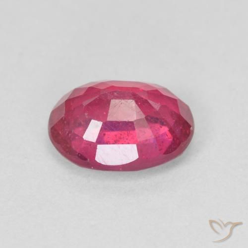 9,17 ctw natürlicher Rosaig-rot Rubin, Oval, VS