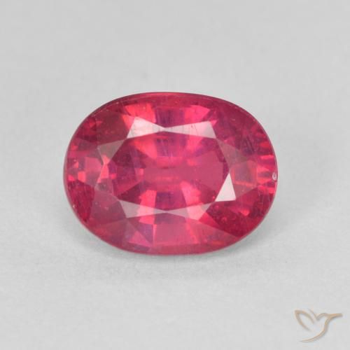 1.85ct Natürlicher Mittelrot Rubin, Oval, VS