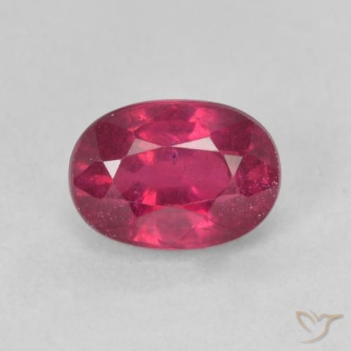 9,17 ctw natürlicher Medium Dark-Red Rubin, Oval, VS