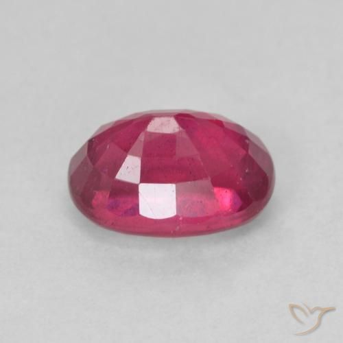 9,17 ctw natürlicher Medium Dark-Red Rubin, Oval, VS
