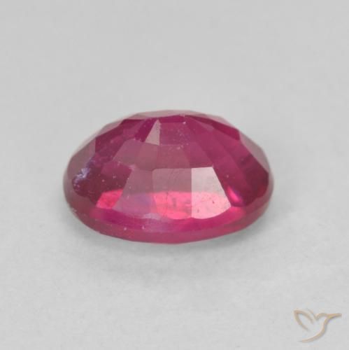 9,17 ctw natürlicher Medium Dark-Red Rubin, Oval, VS