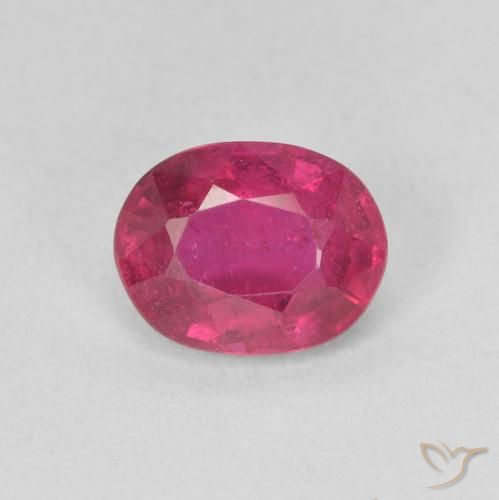 1.61ct Natürlicher Mittelrot Rubin, Oval, VS