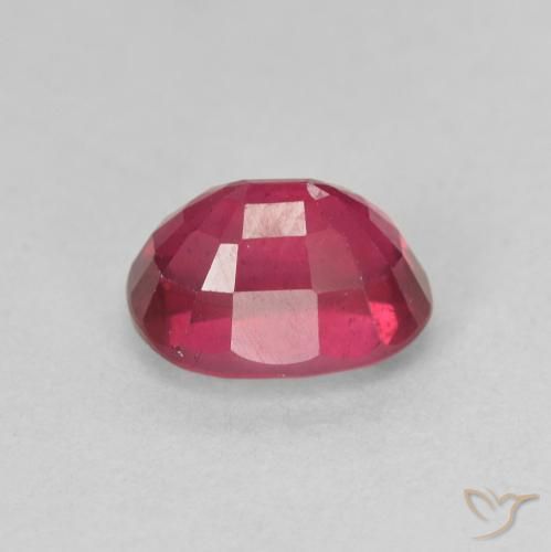 9,17 ctw natürlicher Tiefes rötliches Rosa Rubin, Oval, VS