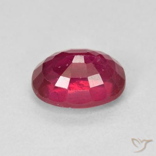 9,17 ctw natürlicher Rosaig-rot Rubin, Oval, VS-SI