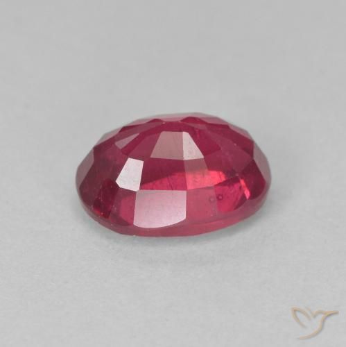 9,17 ctw natürlicher Medium Dark-Red Rubin, Oval, VS