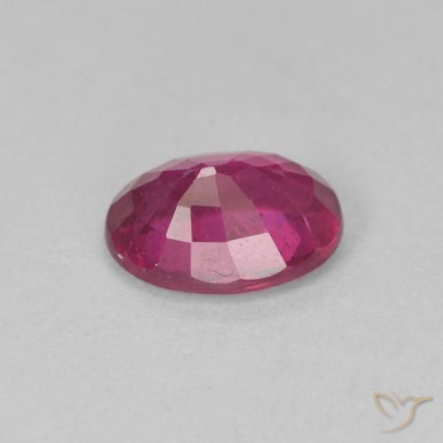 9,17 ctw natürlicher Rosaig-lila Rubin, Oval, VS