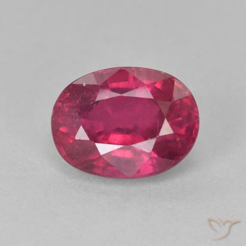 2.26ct Natürlicher Hellrot Rubin, Oval, VS-SI