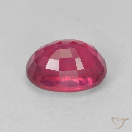9,17 ctw natürlicher Rosaig-rot Rubin, Oval, VS