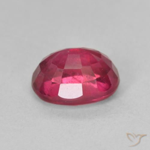 9,17 ctw natürlicher Tiefes rötliches Rosa Rubin, Oval, VS