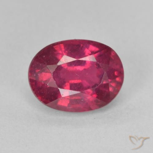 1.98ct Natürlicher Rosaig-rot Rubin, Oval, VS