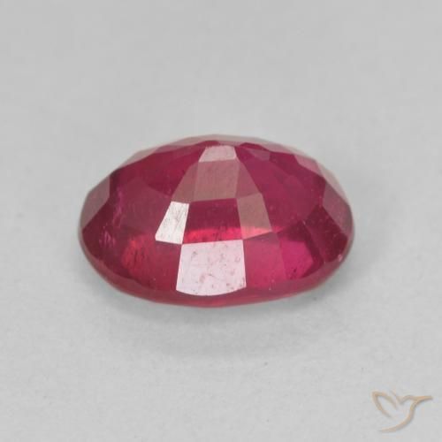 9,17 ctw natürlicher Tiefes rötliches Rosa Rubin, Oval, VS