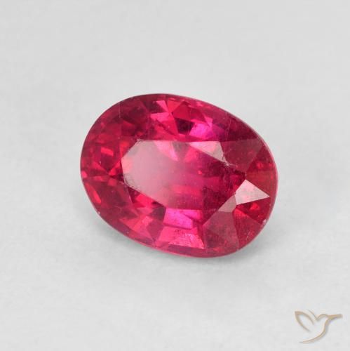 9,17 ctw natürlicher Medium Dark-Red Rubin, Oval, VS-SI