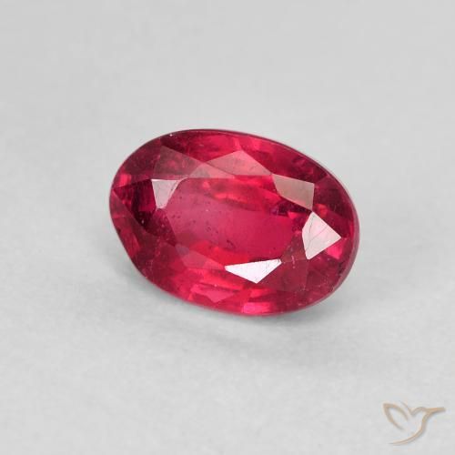 9,17 ctw natürlicher Medium Dark-Red Rubin, Oval, VS-SI