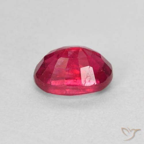 9,17 ctw natürlicher Medium Dark-Red Rubin, Oval, VS-SI