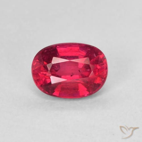 1.35ct Natürlicher Rosaig-rot Rubin, Oval, VS