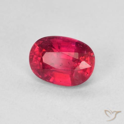 9,17 ctw natürlicher Rosaig-rot Rubin, Oval, VS