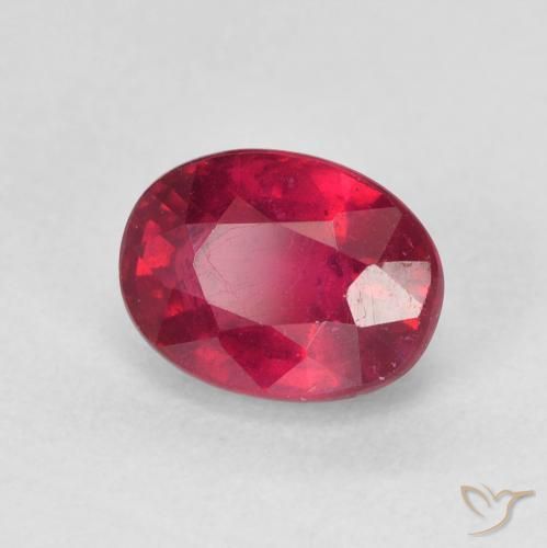 9,17 ctw natürlicher Rosaig-rot Rubin, Oval, VS