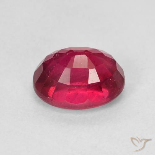 9,17 ctw natürlicher Rosaig-rot Rubin, Oval, VS