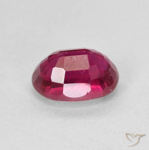 9,17 ctw natürlicher Tiefes rötliches Rosa Rubin, Oval, VS