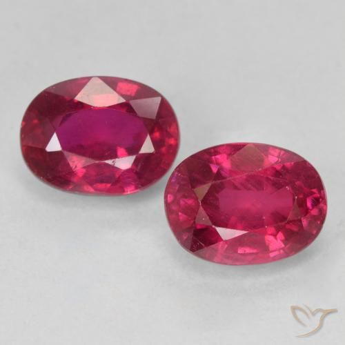 4.17ctw Natürlicher Tiefes rötliches Rosa Rubin, Oval, VS