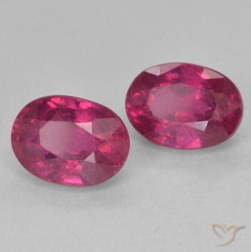2.76 ct natürliche Hellrot Rubin-Edelsteine, Oval, VS