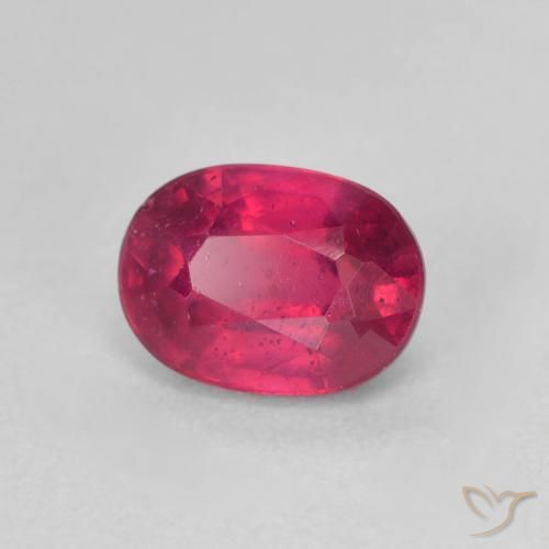 9,17 ctw natürlicher Rosaig-rot Rubin, Oval, VS