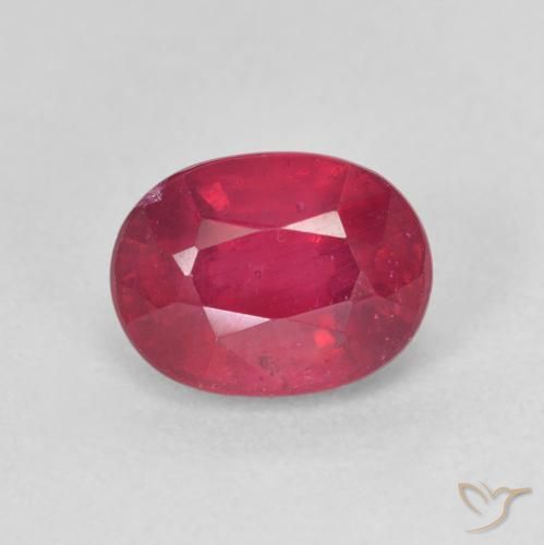 2.16ct Natürlicher Marmelade Rot Rubin, Oval, VS