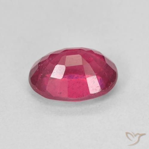 9,17 ctw natürlicher Tiefes rötliches Rosa Rubin, Oval, VS