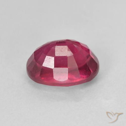 9,17 ctw natürlicher Medium Dark-Red Rubin, Oval, VS