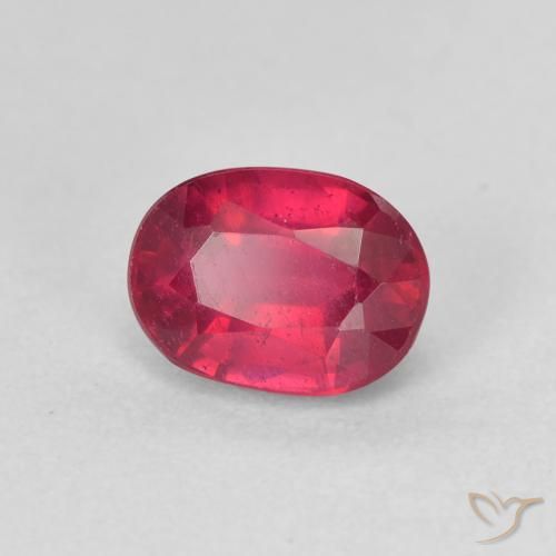 9,17 ctw natürlicher Rosaig-rot Rubin, Oval, VS