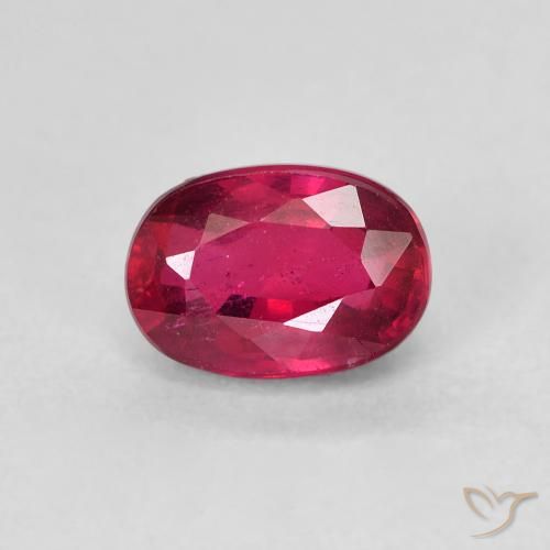 1.52ct Natürlicher Marmelade Rot Rubin, Oval, VS