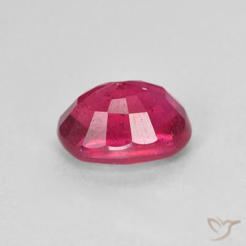 9,17 ctw natürlicher Tiefes rötliches Rosa Rubin, Oval, VS