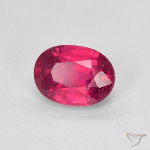 9,17 ctw natürlicher Medium Dark-Red Rubin, Oval, VS