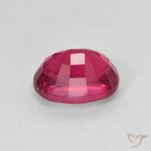 9,17 ctw natürlicher Tiefrot Rubin, Oval, VS
