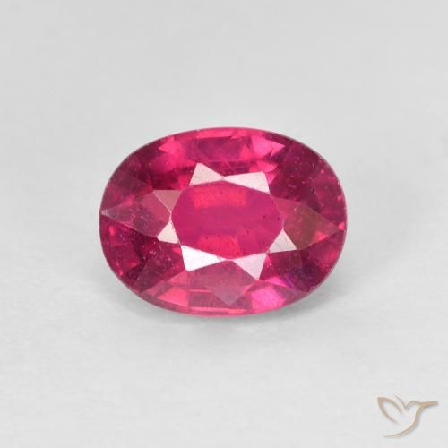 1.81ct Natürlicher Hellrot Rubin, Oval, VS