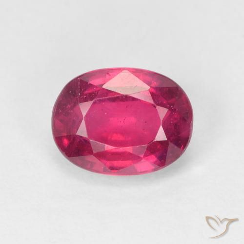 2.04ct Natürlicher Hellrot Rubin, Oval, VS