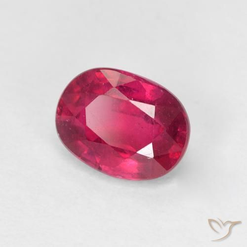 9,17 ctw natürlicher Medium Dark-Red Rubin, Oval, VS