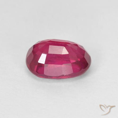 9,17 ctw natürlicher Medium Dark-Red Rubin, Oval, VS