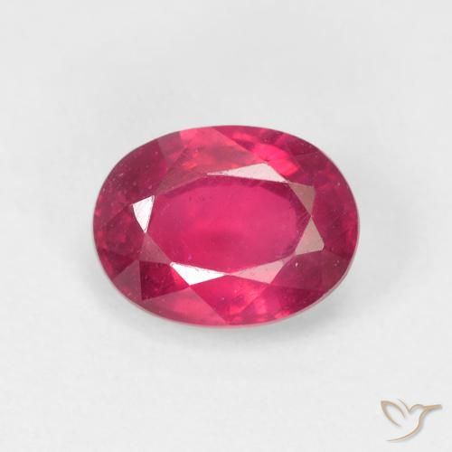 1.94ct Natürlicher Hellrot Rubin, Oval, VS