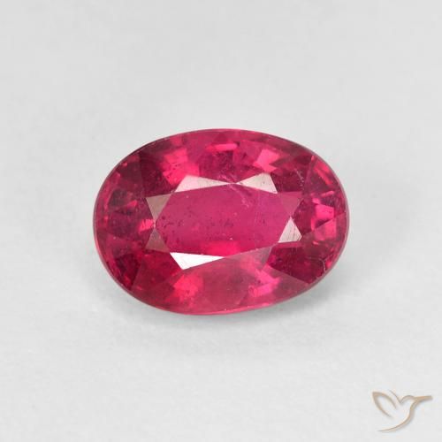 1.94ct Natürlicher Hellrot Rubin, Oval, VS
