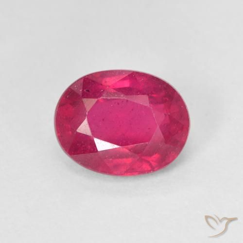 1.80ct Natürlicher Hellrot Rubin, Oval, VS