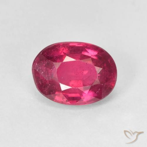 1.85ct Natürlicher Hellrot Rubin, Oval, VS