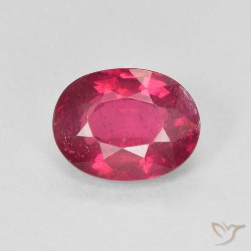 1.80ct Natürlicher Hellrot Rubin, Oval, VS-SI, Photo A