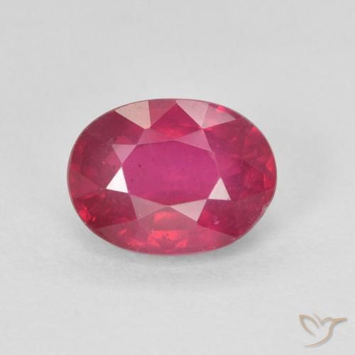 1.84ct Natürlicher Hellrot Rubin, Oval, VS-SI