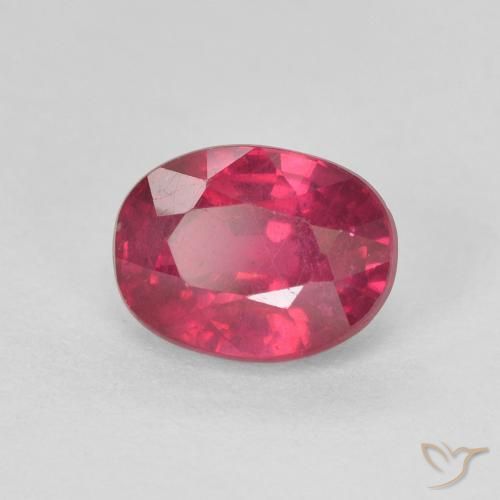 1.94ct Natürlicher Hellrot Rubin, Oval, VS-SI