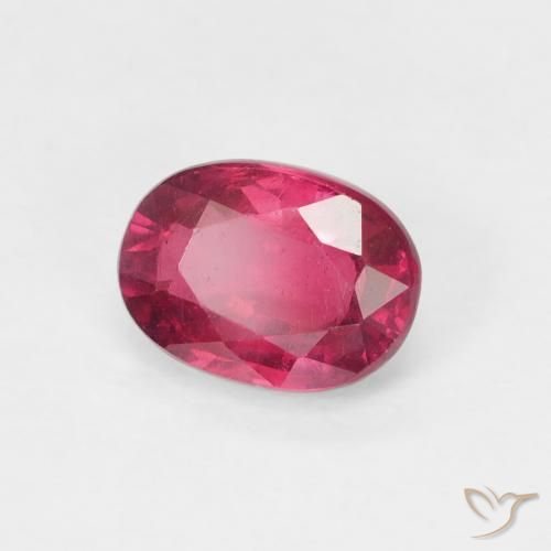 9,17 ctw natürlicher Medium Dark-Red Rubin, Oval, VS